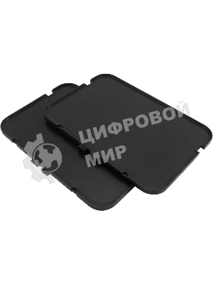 Гриль электрический Hyundai HYG-5020 2000Вт серебристый/черный