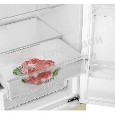 Холодильник Haier CEF538CSG серебристый двухкамерный 263/105л морозилка снизу, No Frost