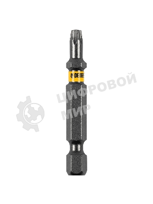 Набор бит Denzel TORX 20х50, сталь S2, шестигранный профиль, 10 шт.