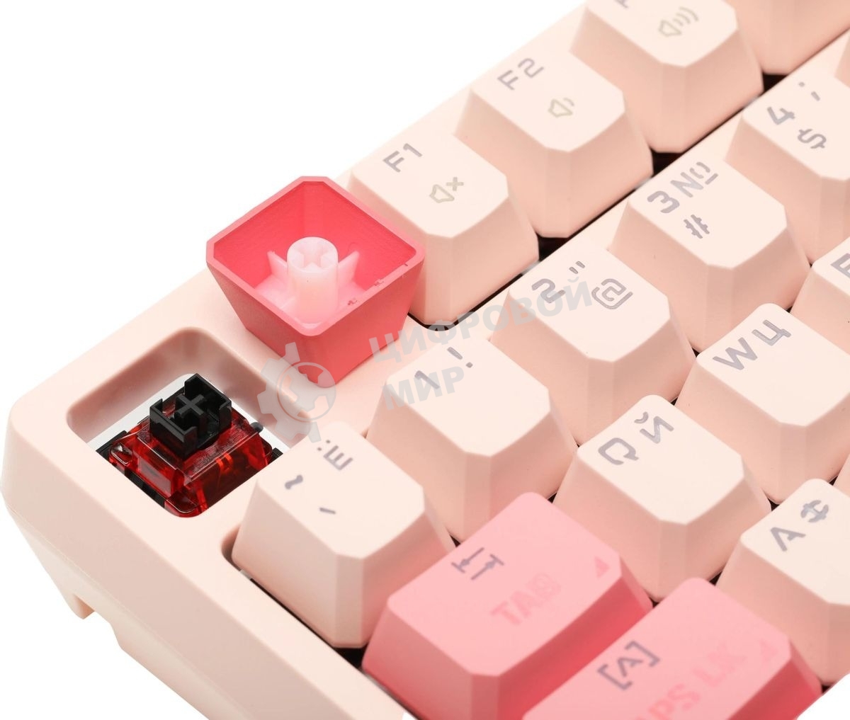 Клавиатура проводная A4Tech Bloody S87 Energy (S87 USB ENERGY PINK) USB розовый