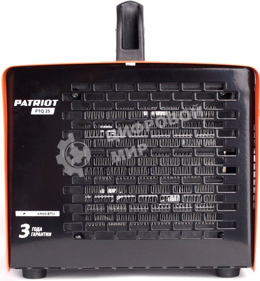 Калорифер PATRIOT PT-Q 2S 2кВт 220В терморегулятор PTC шнур с евровилкой
