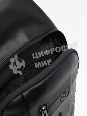 Рюкзак слинг мужской Piquadro Urban CA6540UB00/N, кожа, черный