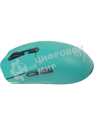 Мышь беспроводная/проводная Raskat MG006TR зеленый, 26000 dpi, радиоканал, Bluetooth, USB, кнопки - 6