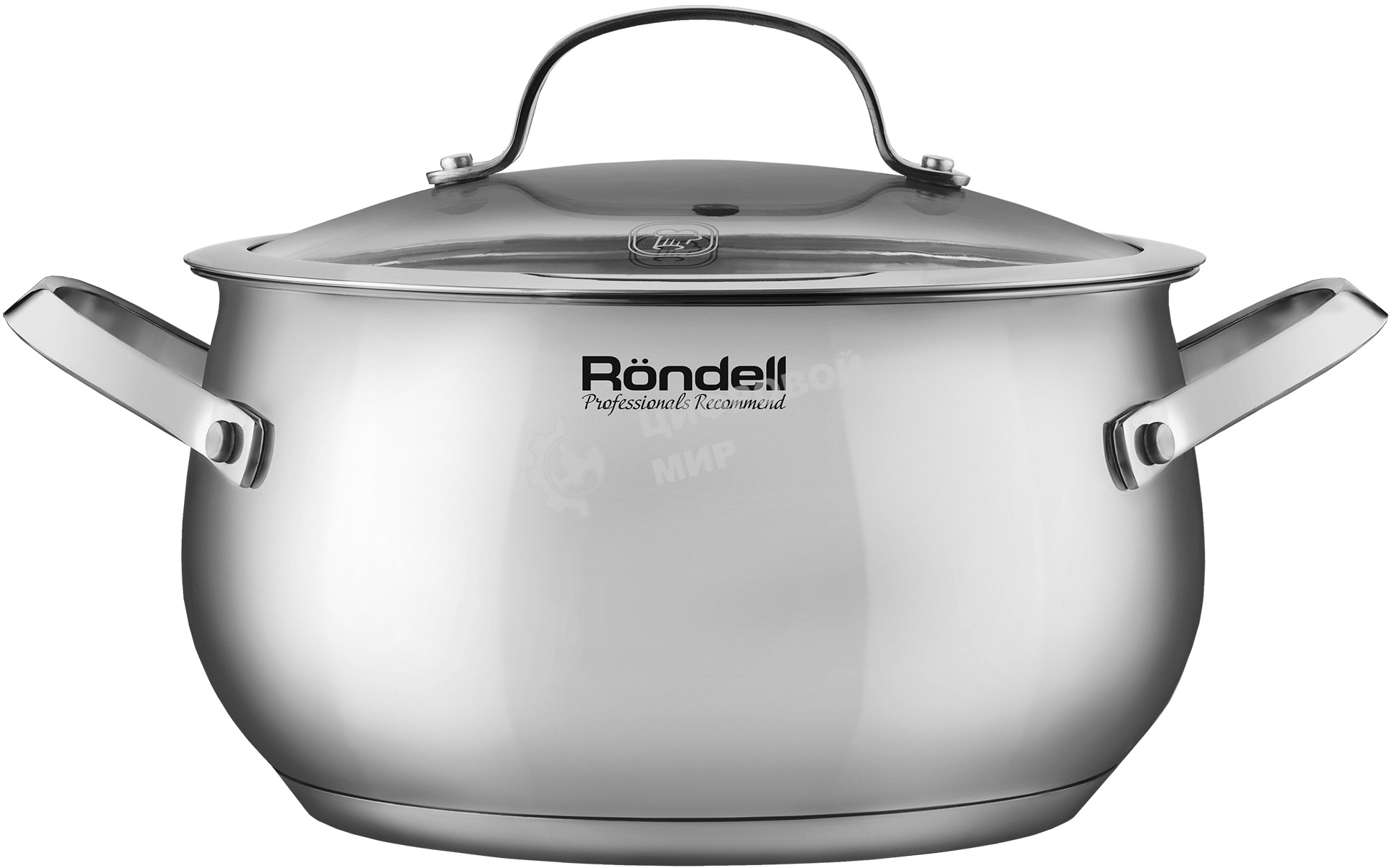 Кастрюля Rondell Calypso RDS-1671 3.8л. d=20см (с крышкой) сталь