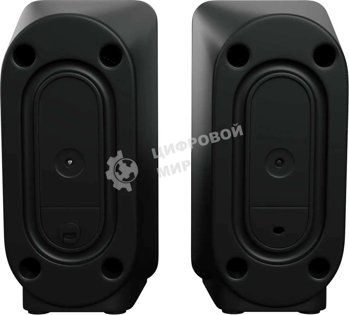 Акустическая система Оклик OK-120U 2.0 черный 6Вт