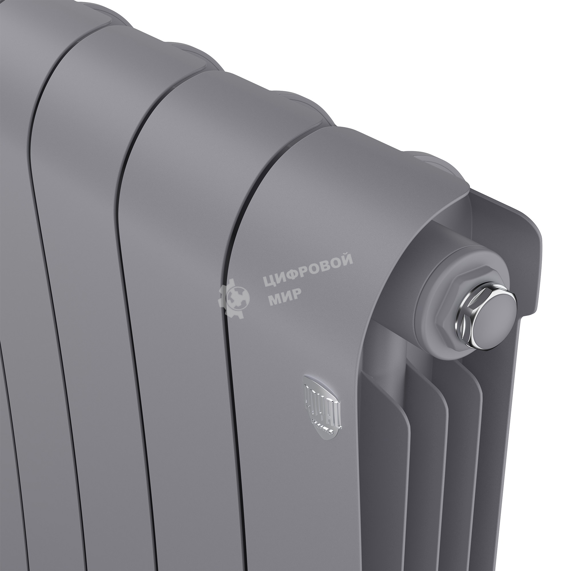 Радиатор биметаллический Royal Thermo Infinity 500 Silver Satin - 12 секц.