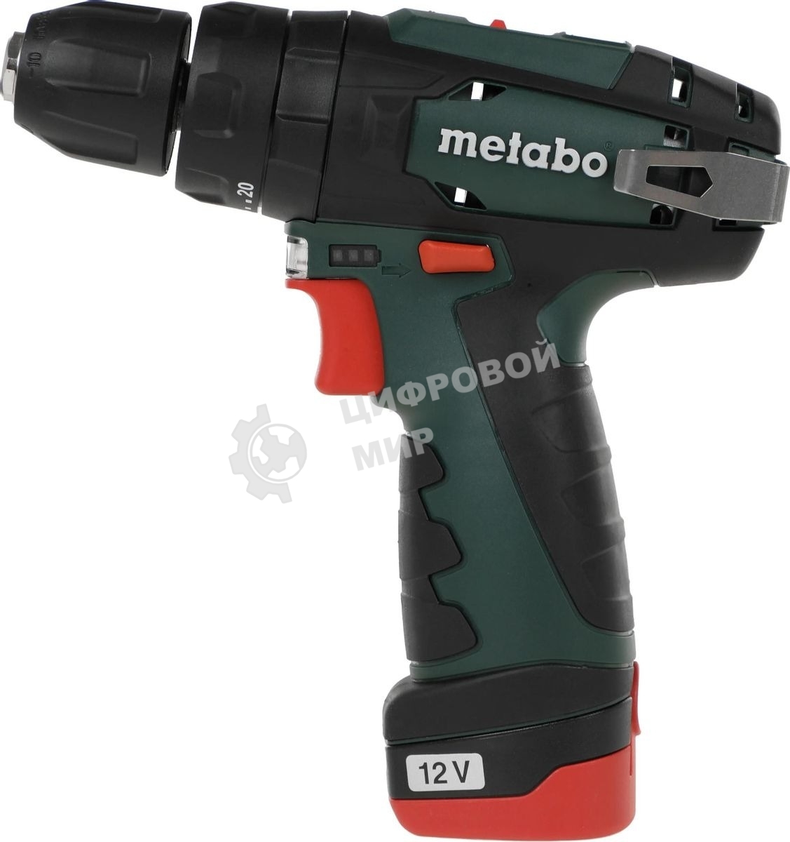 Дрель-шуруповерт аккумуляторная Metabo PowerMaxx SB 600385500, Аккумуляторный, 10,8В, Ударная