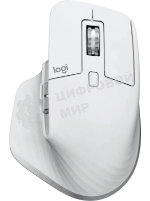 Мышь беспроводная Logitech MX Master 3s светло-серый, 8000 dpi, радиоканал, Bluetooth, USB, кнопки - 7