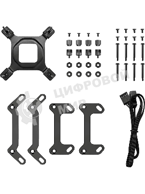 Система жидкостного охлаждения DEEPCOOL MYSTIQUE 240 черный, 120 мм, алюминий, 2150 об/мин, 36.49 дБ, 4 pin, 280 Вт