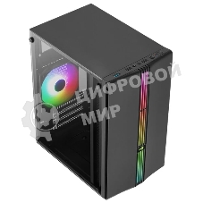 Компьютерный корпус MiniTower Aerocool/Formula EVO Mini-G-BK-v1 (mATX, USB3x1, USB2x2, 120мм RGb fan, без БП) (4711099472352)