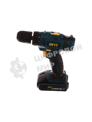 Дрель-шуруповерт аккумуляторная Fit 80189, Аккумуляторная, 18В, 2 АКБ, Кейс