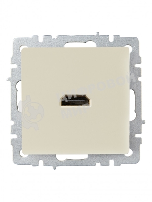 Розетка HDMI IEK BRITE РHDMI-0-БрКр бежевый