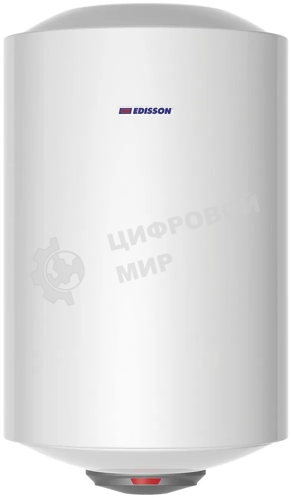 Водонагреватель Edisson ER 100 V 100л, 1,5 кВт, 220В, время нагрева 2ч 35 мин, габариты 450х1050х460мм, внутр. бак эмаль. вес 27кг.