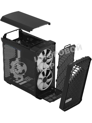 Компьютерный корпус Fractal Design Torrent Compact RGb черный TG Light Tint/FD-C-TOR1C-02