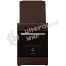 Плита газовая Renova SG6G-BR коричневый, конфорок 4 шт, духовка 70 л, 60 см x 85 см x 60 см