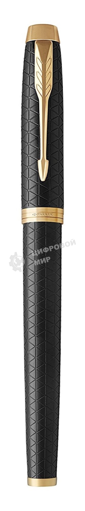 Ручка роллер Parker IM Premium T323 (CW1931660) Black GT, F, черные чернила, подарочная коробка