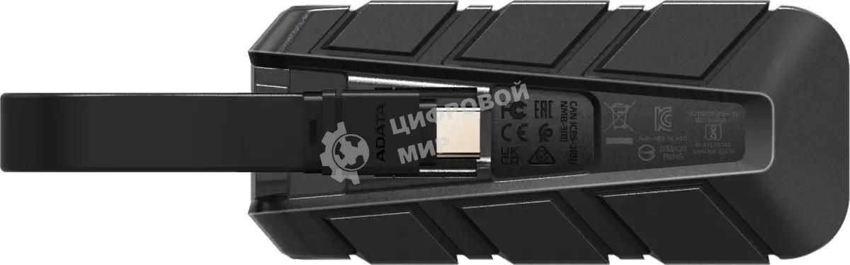 Внешний SSD ADATA SC740, 500 Gb, USB 3.2 Gen 2 Type-C, R/W 1050/1000, синий