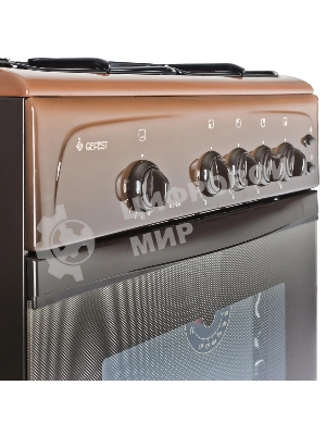 Плита газовая Gefest ПГ 1200 С6 К19 коричневый, конфорок 4 шт, духовка 63 л, 60 см x 85 см x 60 см