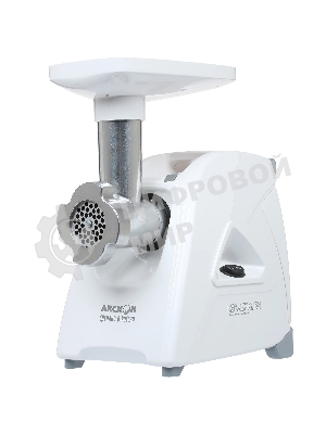 Мясорубка электрическая Аксион М35.03 белый, 1500 Вт, 1.7 кг/мин, реверс, защита от перегрузки, насадки - 4