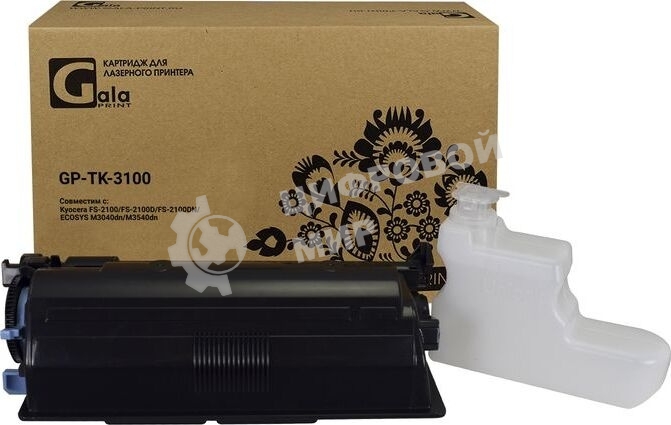 Картридж лазерный GalaPrint GP-TK-3100 для принтеров Kyocera FS-2100D/2100DN 12500 копий
