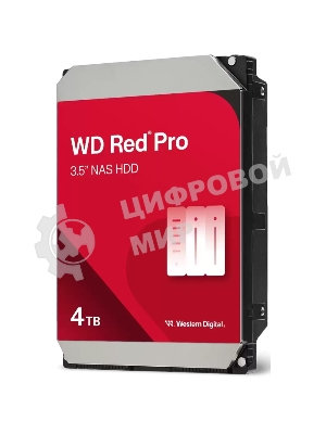 Жесткий диск WD Red Pro WD4005FFBX, 4ТБ, HDD, SATA III, 3.5