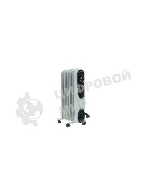 Обогреватель масляный Neoclima NC 9309, белый/черный, 2000 Вт, 25 м2, термостат