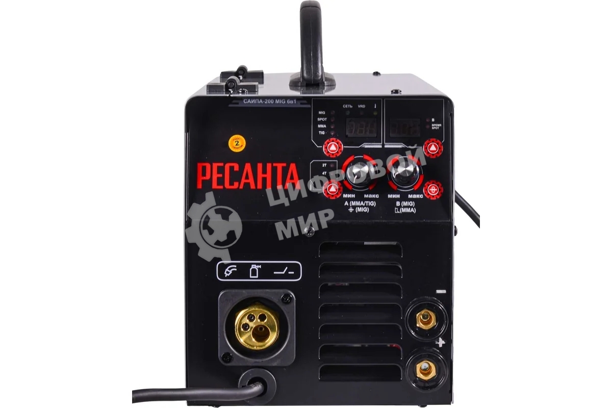 Сварочный аппарат инверторный полуавтоматический Ресанта САИПА-200 65/9