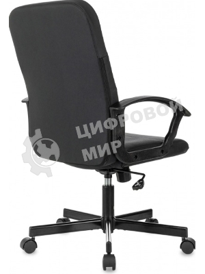 Кресло Бюрократ Triest черный, экокожа