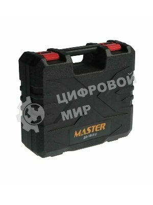 Дрель-шуруповерт MASTER ДА-18/2 Li, 18 В, 2 Ач, 40 Нм, щеточный