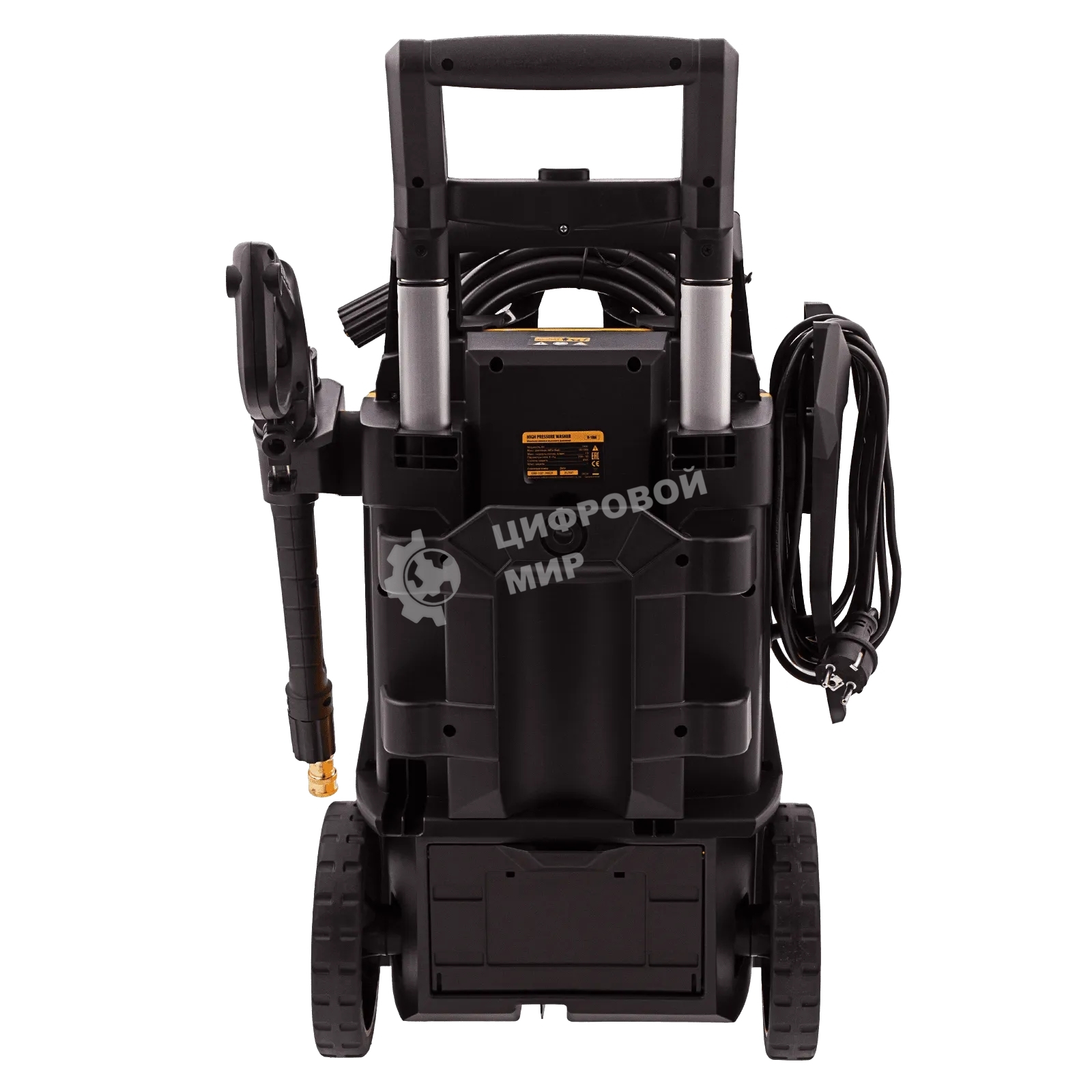 Моечная машина высокого давления Denzel R-180i 2400 Вт, 180 бар, 7,5 л/мин, асинх. двиг.