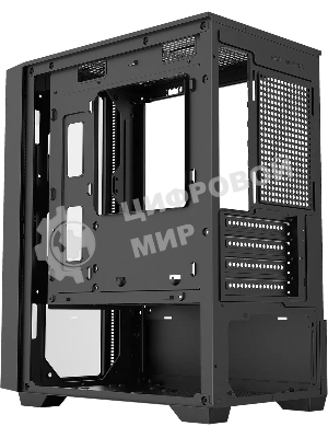 Компьютерный корпус Bloody CC-123 черный без БП mATX 8x120мм 2xUSB2.0 1xUSB3.0 audio bott PSU