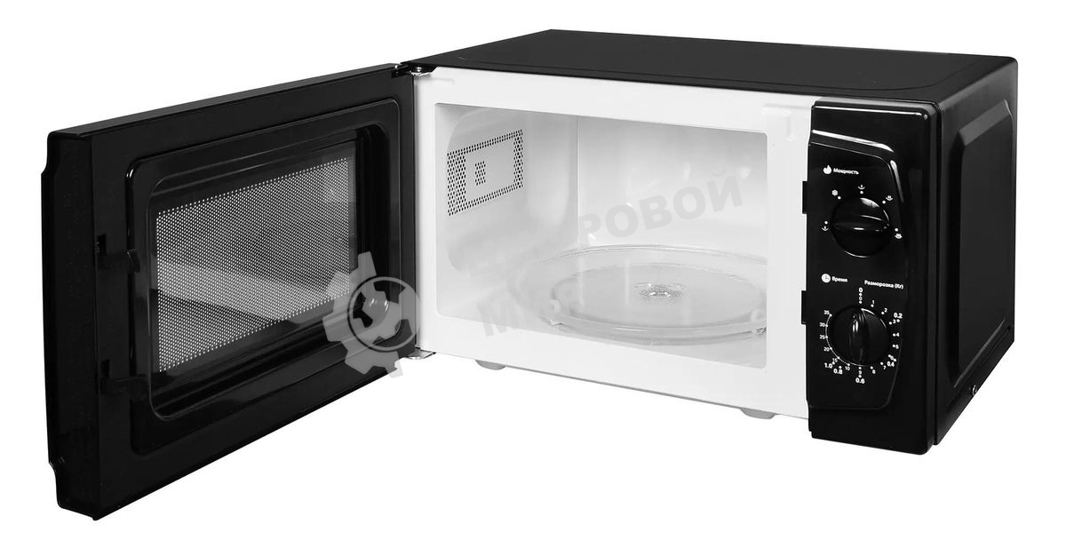 Микроволновая печь Starwind SWM5420 черный, 20 л, 700 Вт, переключатели - поворотный механизм