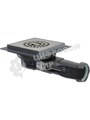 Трап точечный WIRQUIN Venisio Compact с решеткой 115*115