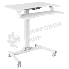 Стол для ноутбука Cactus VM-FDE103 столешница МДФ белый 91.5x56x123см (CS-FDE103WWT)