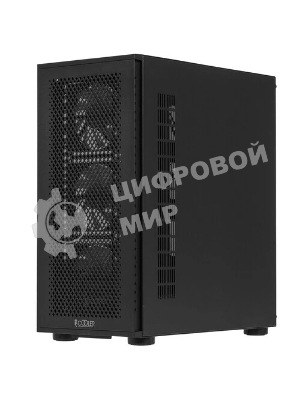 Корпус PCCooler ME200 MESH BK, Midi-Tower, чёрный, 3 x 120 мм