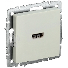 Розетка HDMI IEK BRITE РHDMI-0-БрКр бежевый