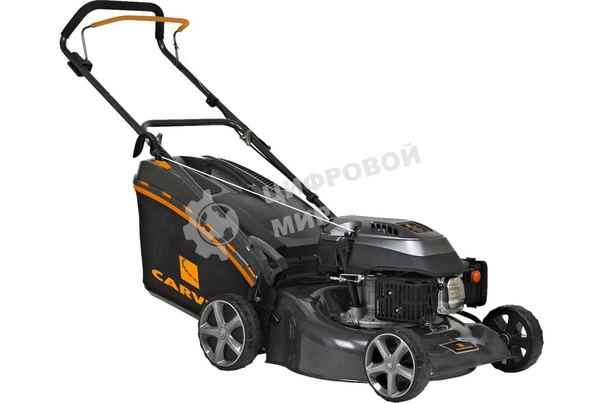 Газонокосилка CARVER LMG-2646HM бенз., 2.6 кВт, шир.46см колеса 7''/8'' травосб.65л мульчиров.