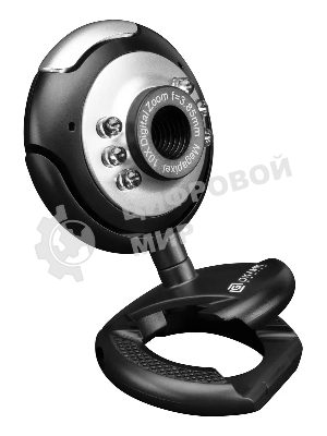 Веб-камера OKLICK OK-C8825 640x480, 30 кадр/с, USB Type-A, микрофон, черный/белый