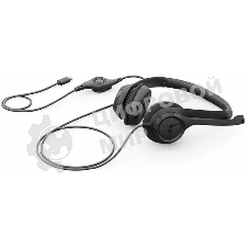 Гарнитура Logitech H390 чёрный, проводная, USB