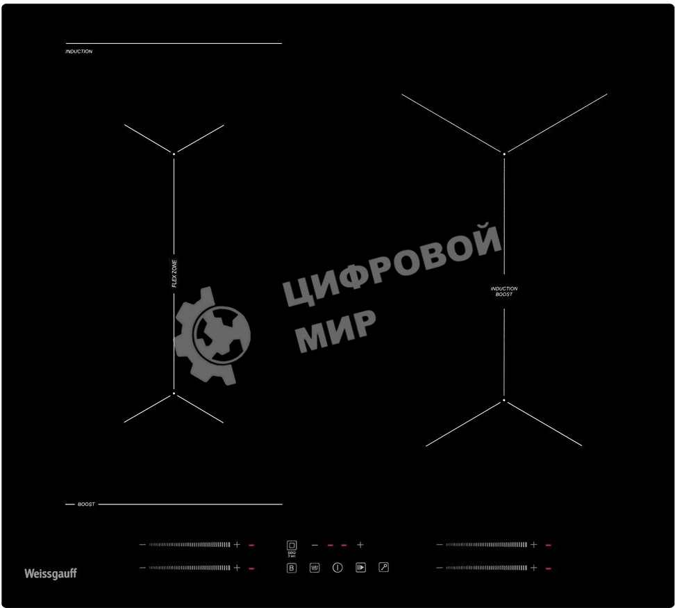Индукционная варочная панель Weissgauff HI 643 BY