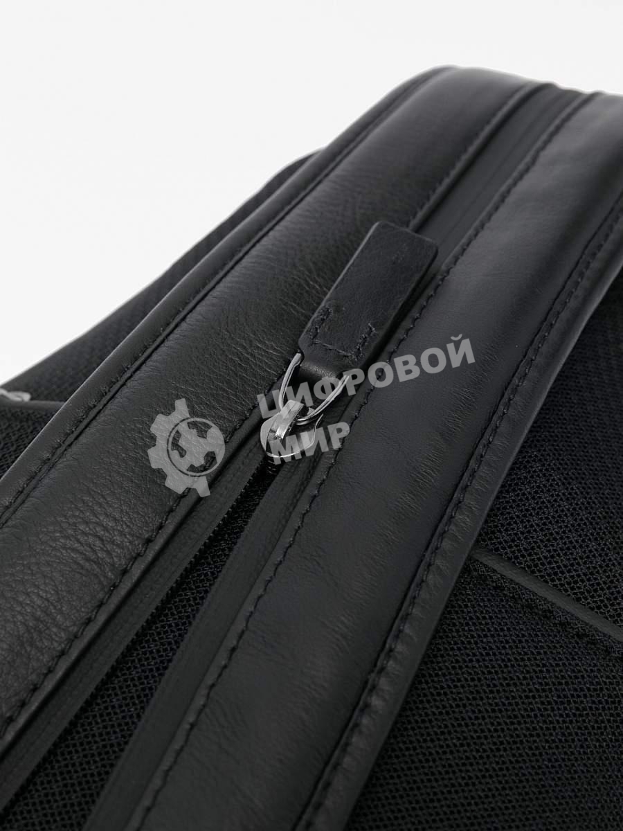 Рюкзак слинг мужской Piquadro Urban CA6540UB00/N, кожа, черный