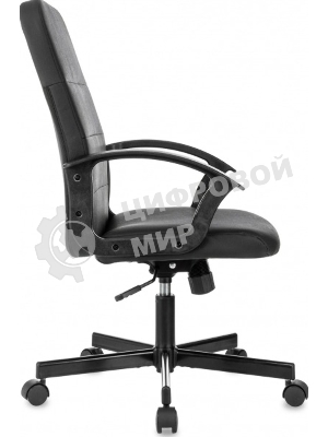 Кресло Бюрократ Triest черный, экокожа