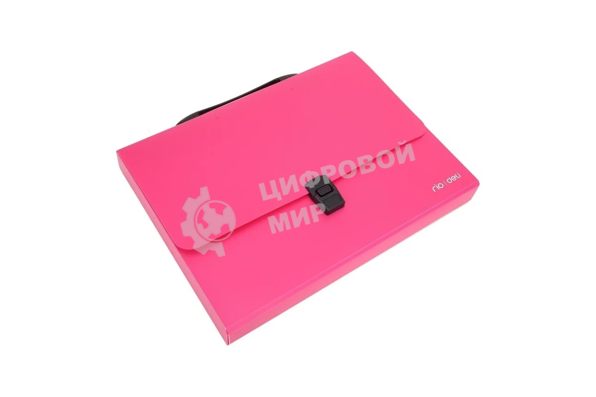 Папка-портфель Deli Rio EB50002 1 отделение, A4 полипропилен 0.7мм, ассорти