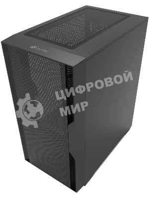 Компьютерный корпус Оклик OCC-MN307 черный без БП mATX 8x120мм 2xUSB 2.0 1xUSB 3.0 audio bott PSU