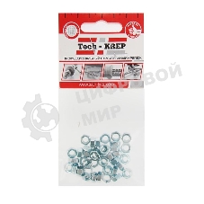 Гайка DIN934 шестигранная М5 оцинк. (уп. 40 шт) Tech-KREP 103024