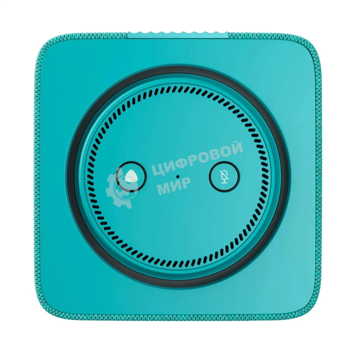 Умная колонка Yandex Станция Макс Zigbee Алиса 65W 1.0 BT/Wi-Fi 10м, (YNDX-00053TRQ), бирюзовый