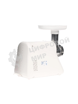 Мясорубка электрическая Ротор Люкс ЭМШ 35/300-2 белый, 1500 Вт, 0.6 кг/мин, реверс, насадки - 2