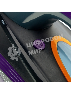 Утюг BRAYER BR4001 фиолетовый/серый, 2600 Вт, 25 г/мин, 140 г/мин, 360 мл