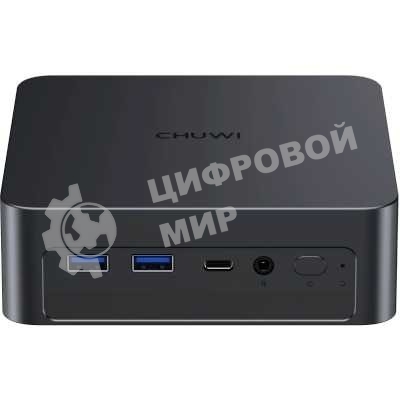 Компьютер Chuwi AuBox Intel Core Ultra 7 256V(2.2Ghz)/16384Mb/1000PCISSDGb/Int:Intel Iris Xe Graphics/BT/WiFi/war 1y/0.865kg/Gray/Win11Pro + DDR5 (no Slots)/USB3.2*5/HDMI*2/DP*1/RJ45*1/WIFI6E,BT5.3/Tipe-C*2/bracket/Aluminum Alloy + Galvanize