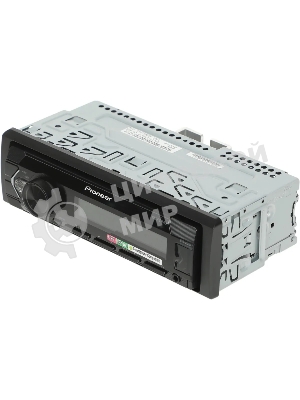Автомагнитола Pioneer MVH-S125UI, 1 DIN, USB Type-A, AUX, пульт ДУ, съёмная панель